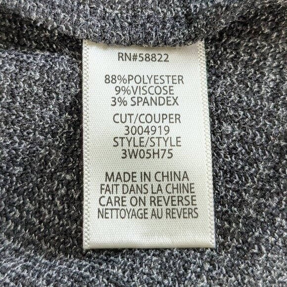 Max Studio Ruched Sleeve Top Size 3X Black Soft Ribbed Knit Comfy T-Shirt NWT - Picture 10 of 11